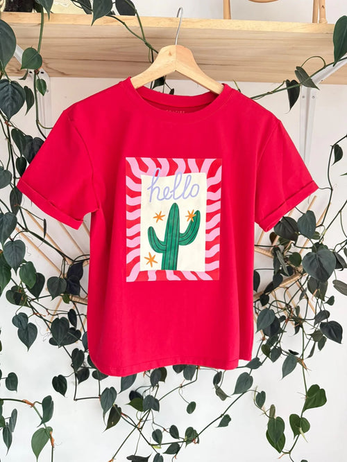 Playera Hello Cactus